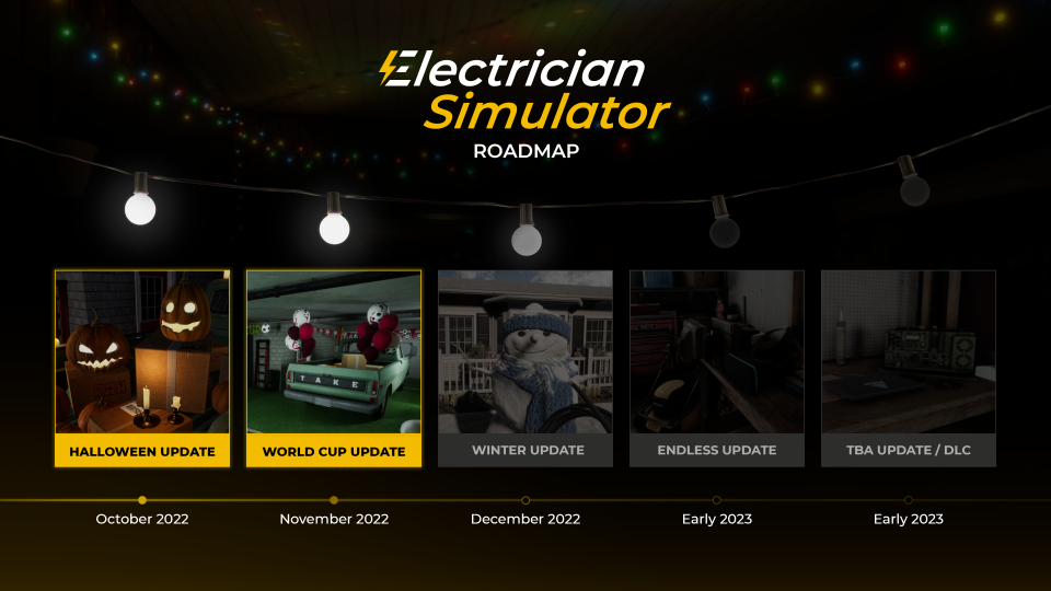 Electrcian Simulator Roadmap